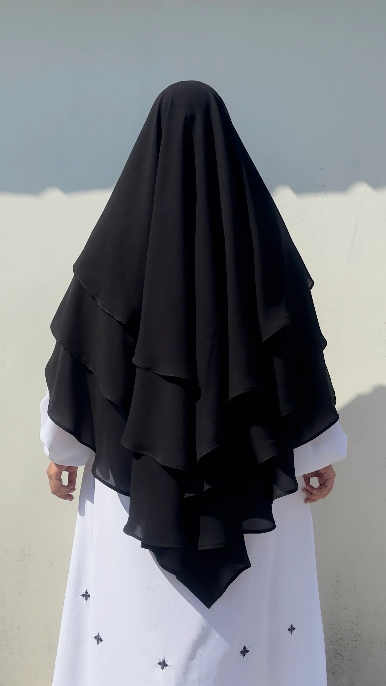 3 Layer Khimar Hijab