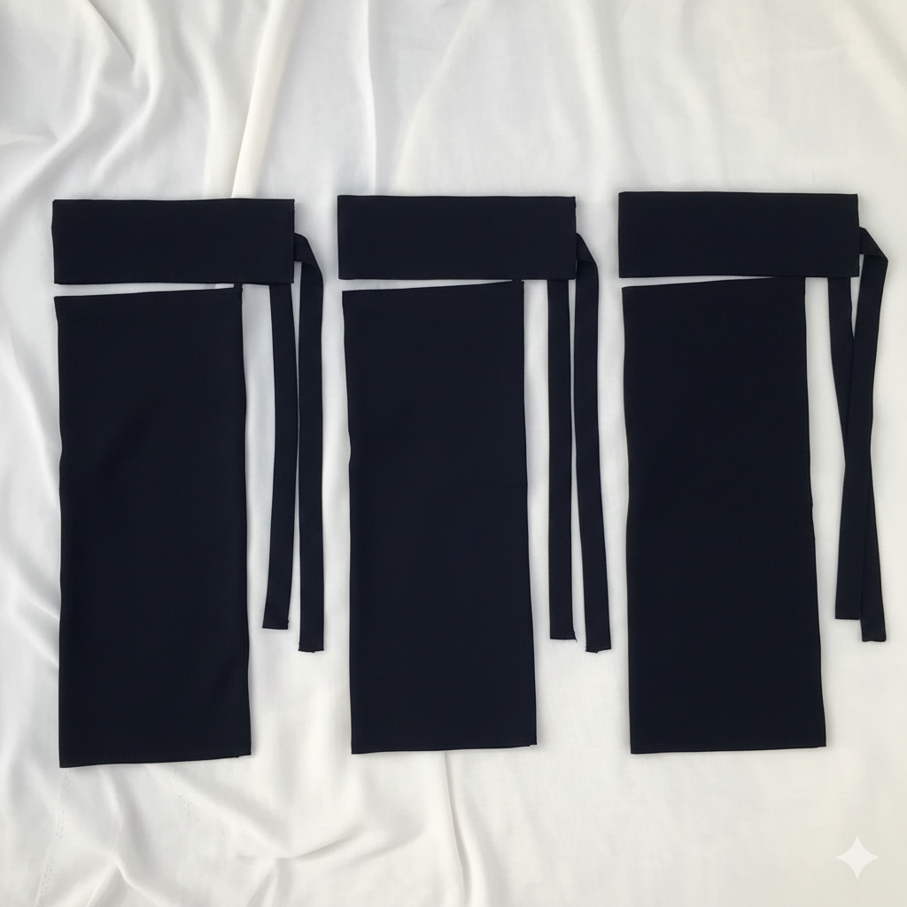 Saudi Niqab Black - Pack of 3