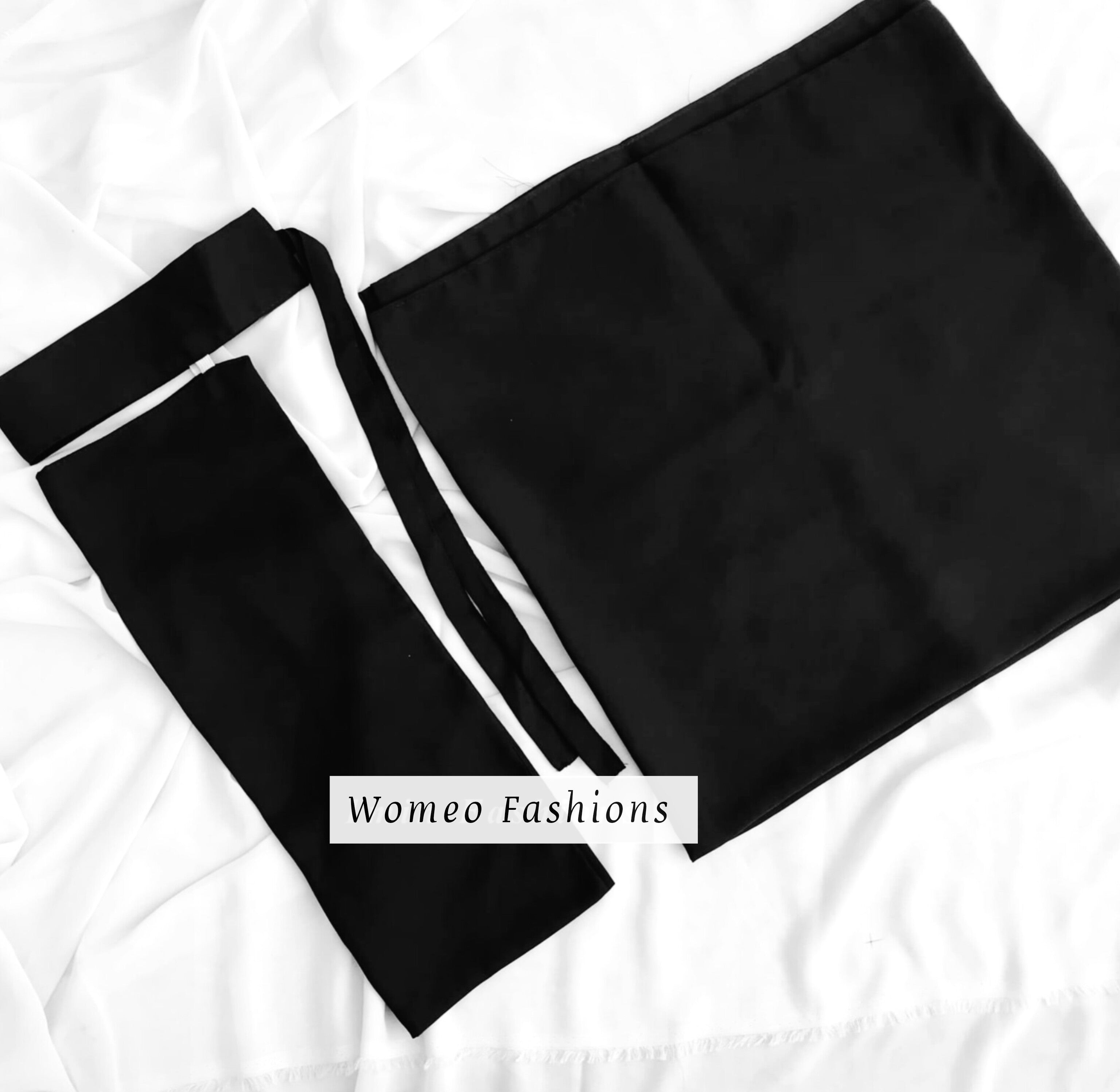 Chiffon hijab with matching Saudi niqab 2-piece set – Womeo Pakistan