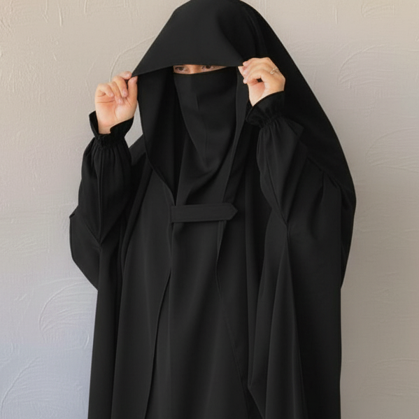 Saudi Jilbab - Black