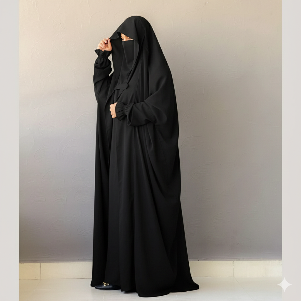Saudi Jilbab - Black