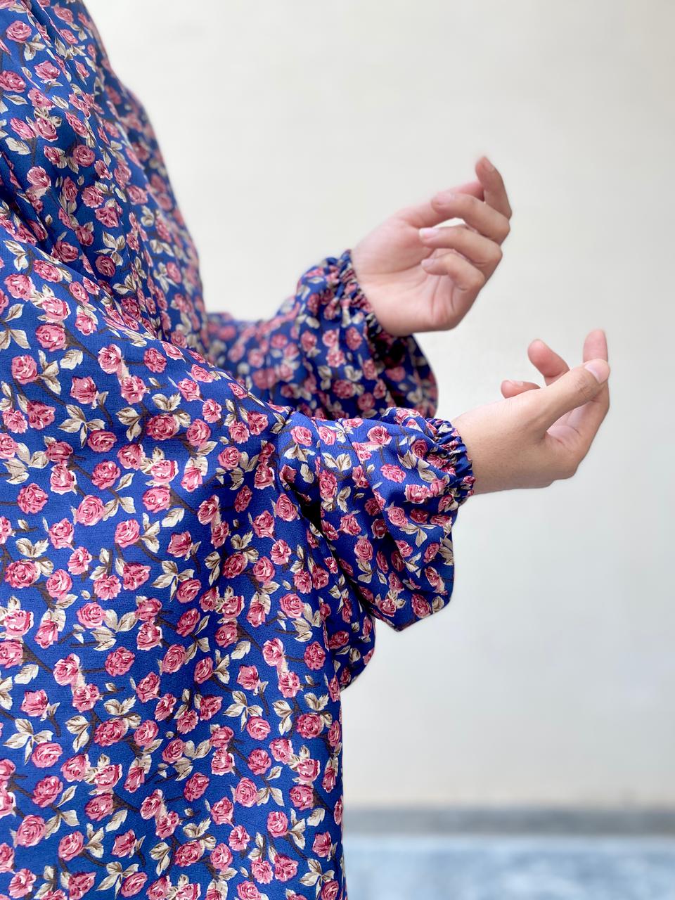 Premium Namaz Chadar - Purple Print