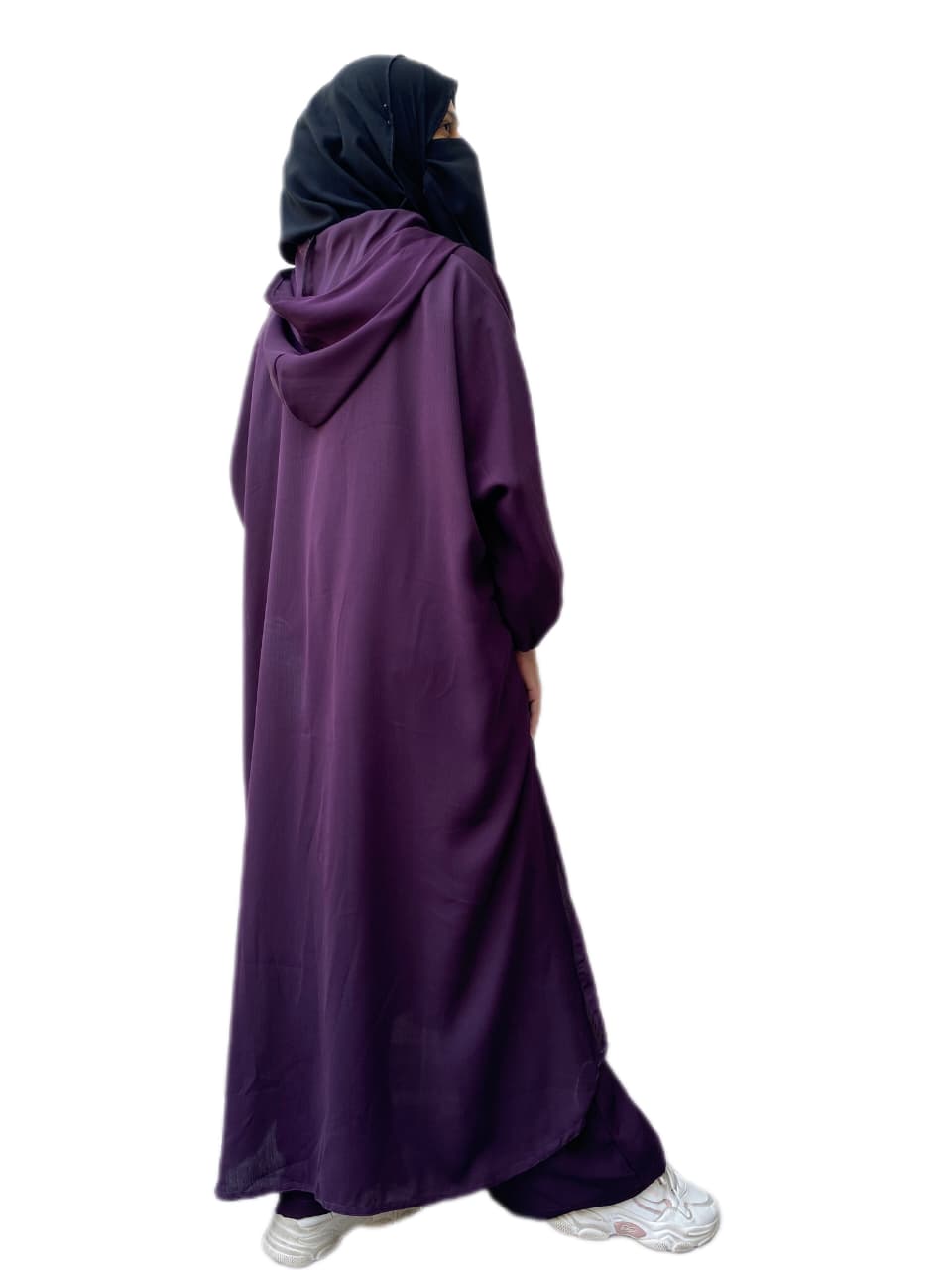 Hoodie Jilbab - Purple