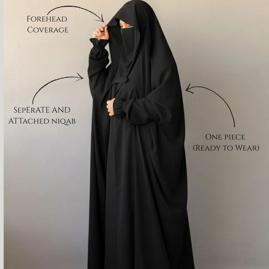 Saudi Jilbab - Black